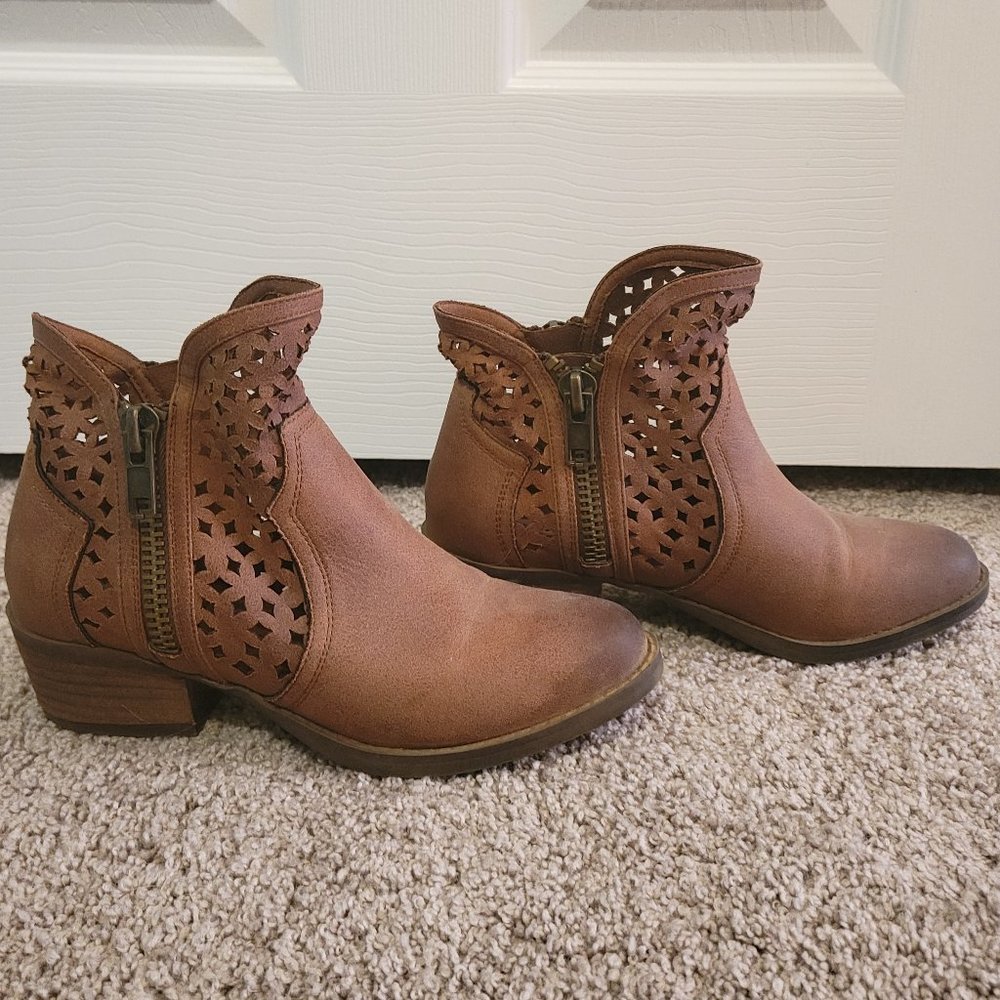 Brown Suede Ankles